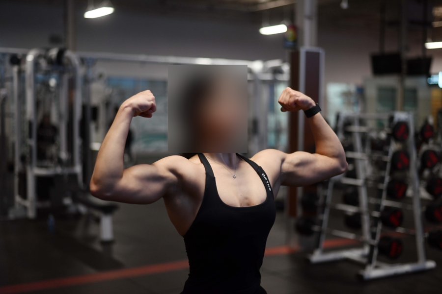 After transformation, face blurred